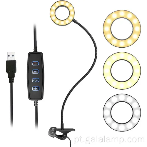 Lâmpada de LED ajustável para iluminação de escritório em casa brilhante